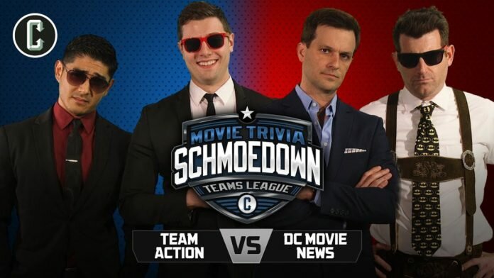 Team Action VS DC Movie News – Movie Trivia Schmoedown