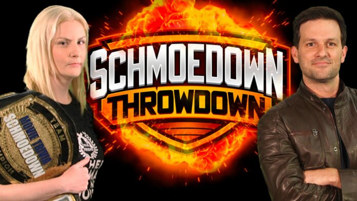 Movie Trivia Schmoedown Throwdown Rachel Cushing Mike Kalinowski